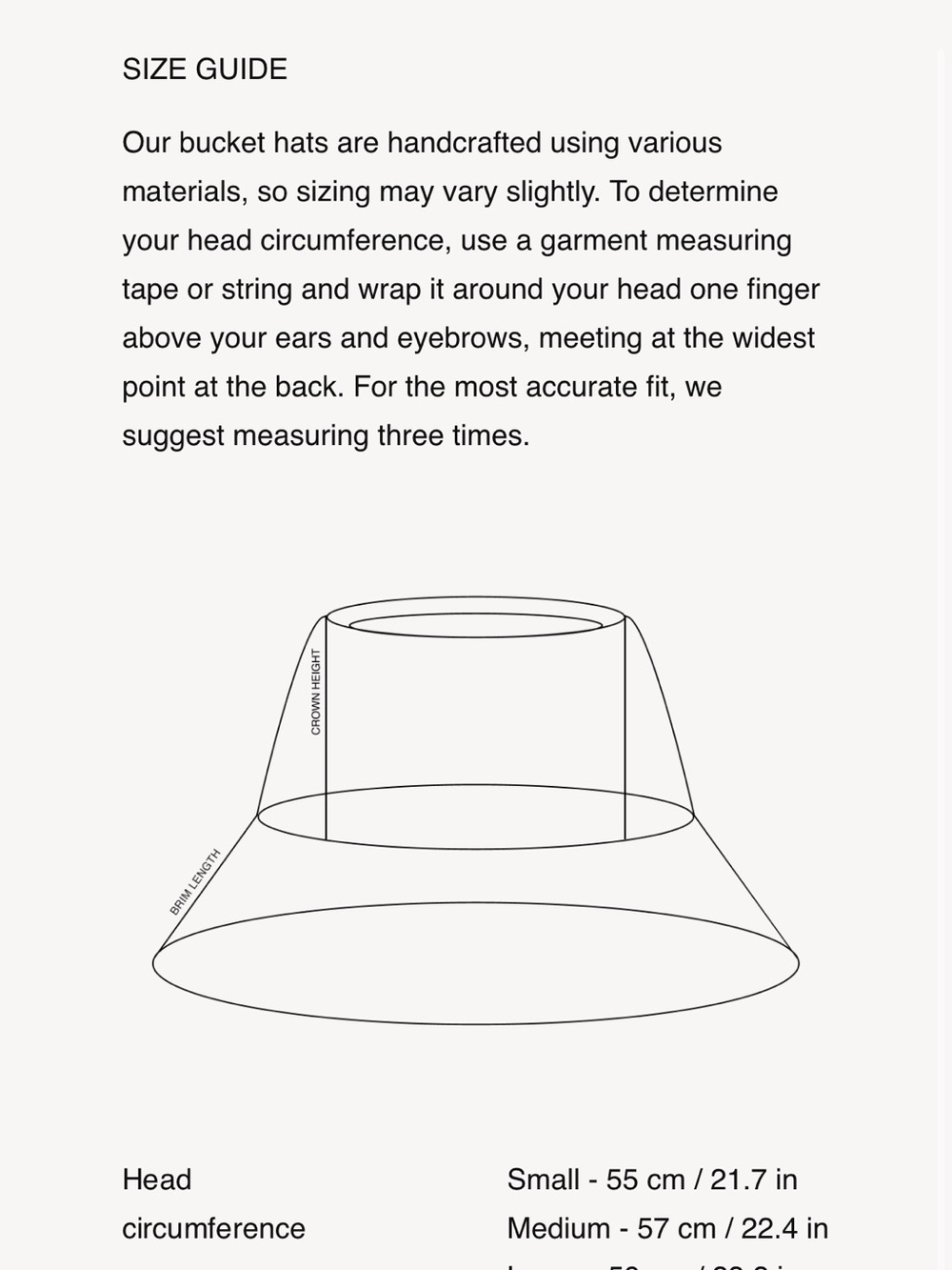 NWT - Janessa Leone Teagan bucket hat NATURAL, Sz Small - Picture 4 of 8